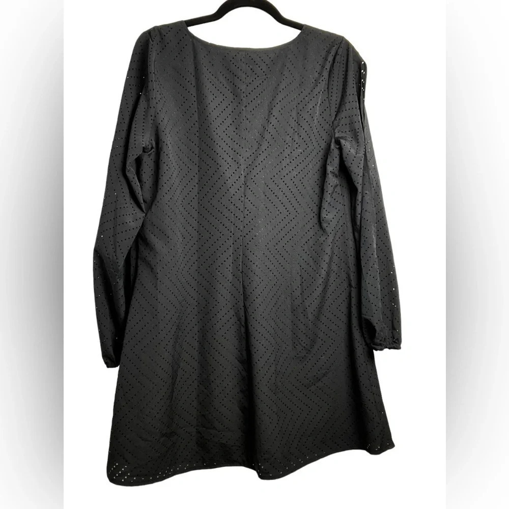 Size large black open sleeves candies dress in excellent condition.​ - Picture 2 of 5